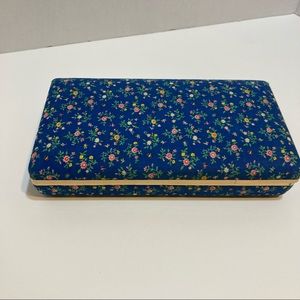 Prestige Blue Floral Clutch Jewelry Box!